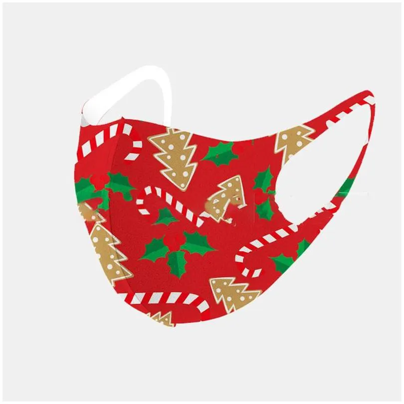 christmas face mask summer adult children masks cartoon santa claus printed protective mouth mask anti dust outdoor reusable 0 95jl g2