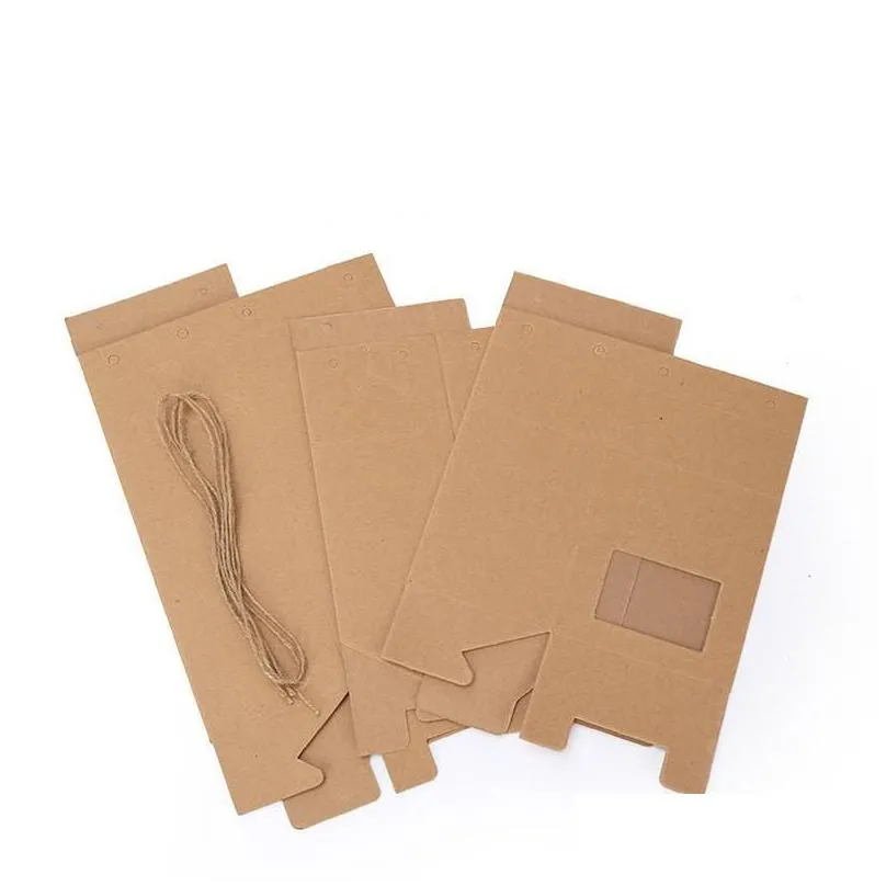 tea packaging box gift wrap cardboard kraft paper bag folded nut boxes food storage standing up packing bags 93 g2