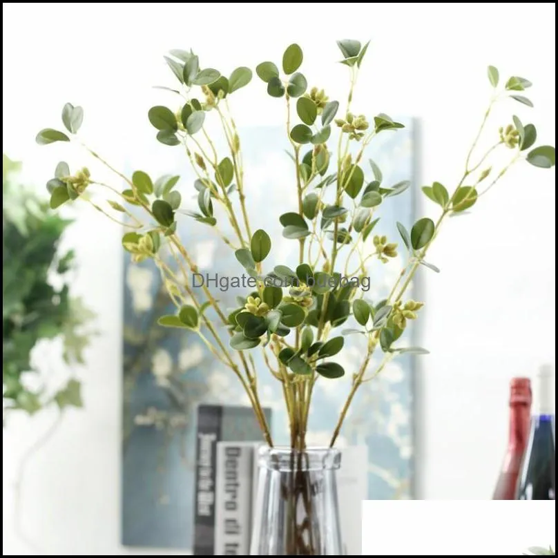 plastic rattan green flower vine artificial branches jasmine leaf diy flowers wicker arranging supplies for wedding decor 5 3jm ii