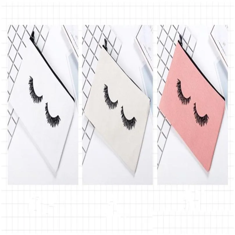 lovely pouchs cosmetic bags supplies funny documents multi canvas eye lashes new woman man pocket home function 3 8zx k2