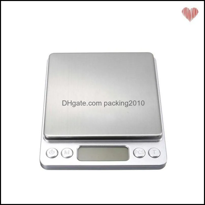 2000g/0.1g lcd portable mini electronic digital scales pocket case postal kitchen jewelry weight balance digital scale 258 n2