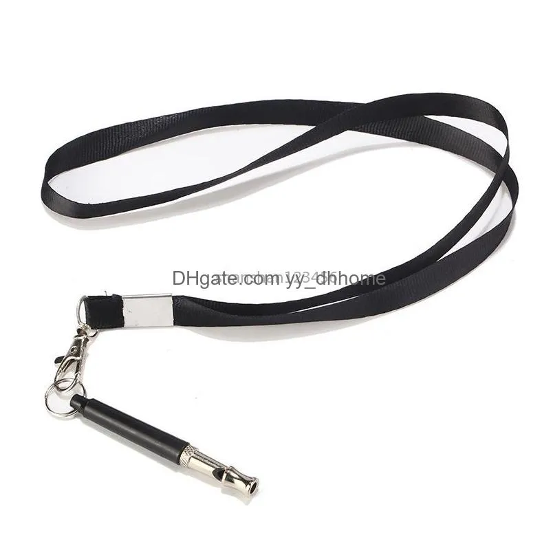 obedience dog training whistle ultrasonic whistles with lanyard necklace pet dogs supplies