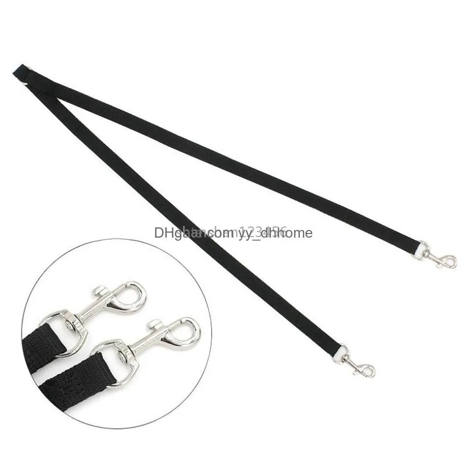 2 in 1 no  dual dog leash candy color double quicklink dogs leashes pet supplies