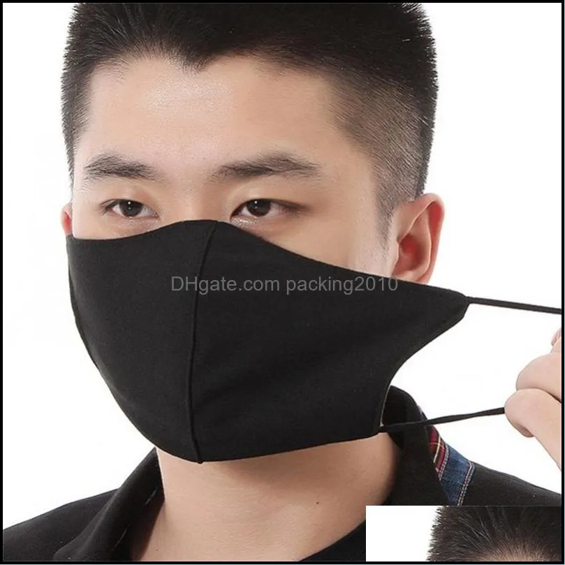 anti fog respirators breathing face masks men women mouth masks widely used folding mascherine reuse direct selling 2 5as h1