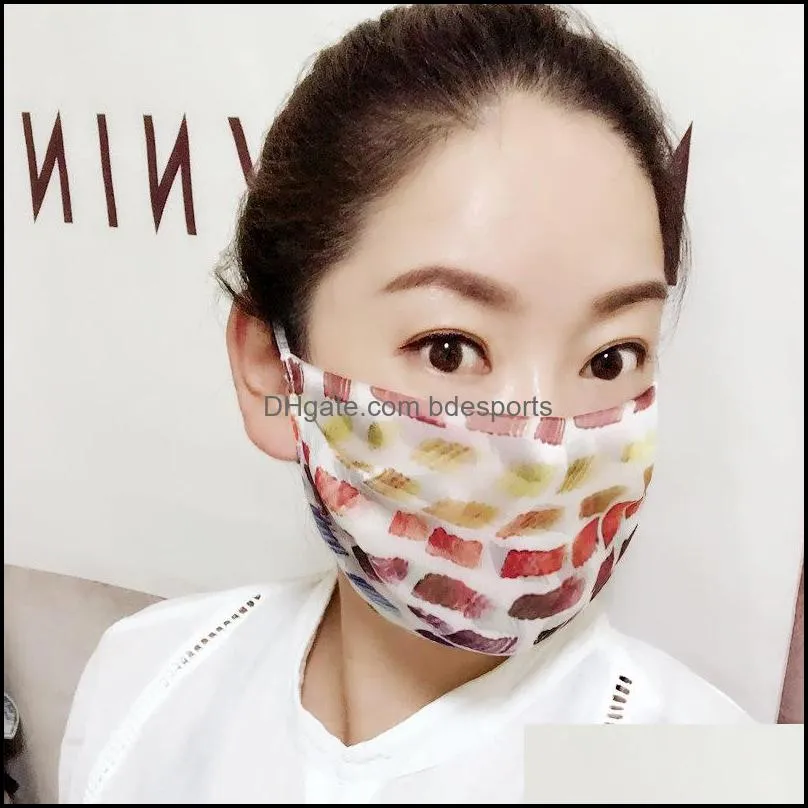 women face mask summer ice silk leopard dot print masks sun protection breathable riding sunshade sun cover ljja3835 53 j2