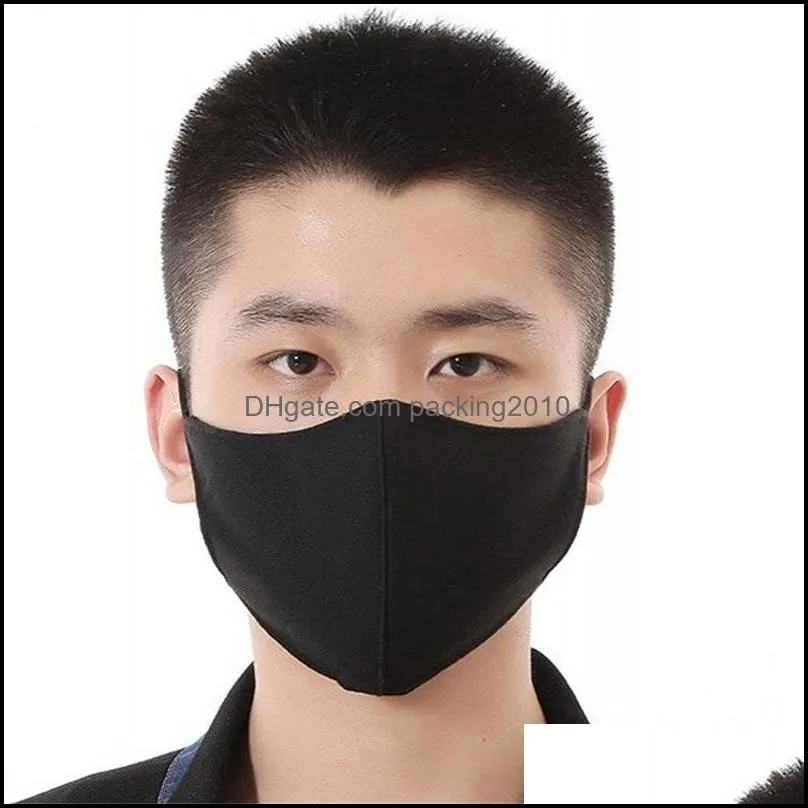 anti fog respirators breathing face masks men women mouth masks widely used folding mascherine reuse direct selling 2 5as h1