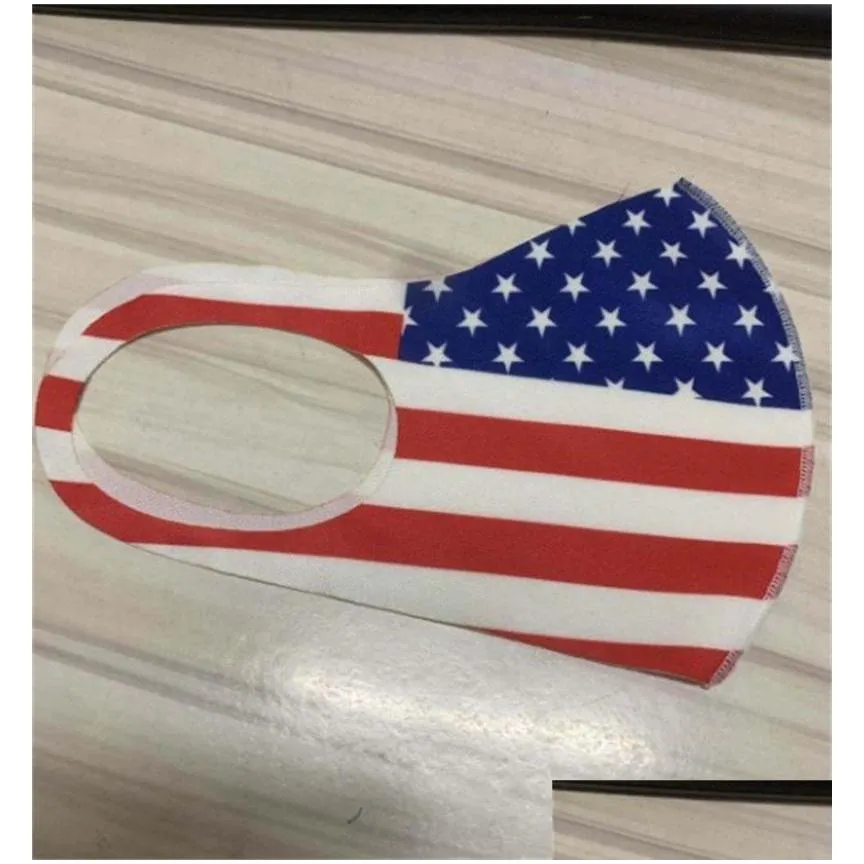 america national flags respirator cloth face masks reusable stars strips ventilation mascarilla custom washable fashion dustproof 2 2bj