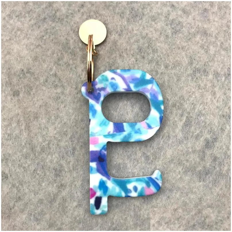 press elevator tool alloy key chain colorful door opener buckle no contact doors opening ring tools convenient carry 5 7tw b2