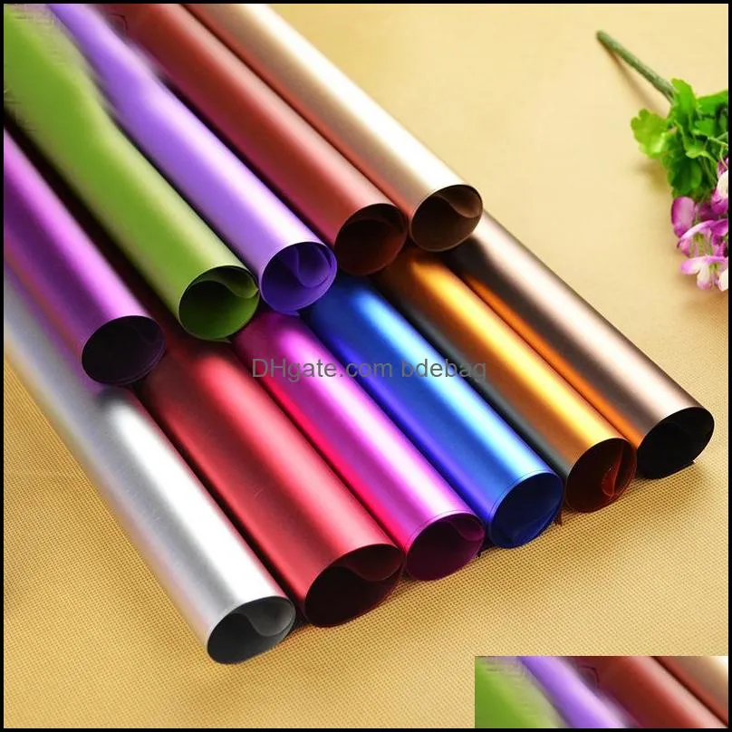 platinum waterproof wrapping paper pure colour gift packing papers diy packag materials party backdrop arrange arrival 11 5cy n2