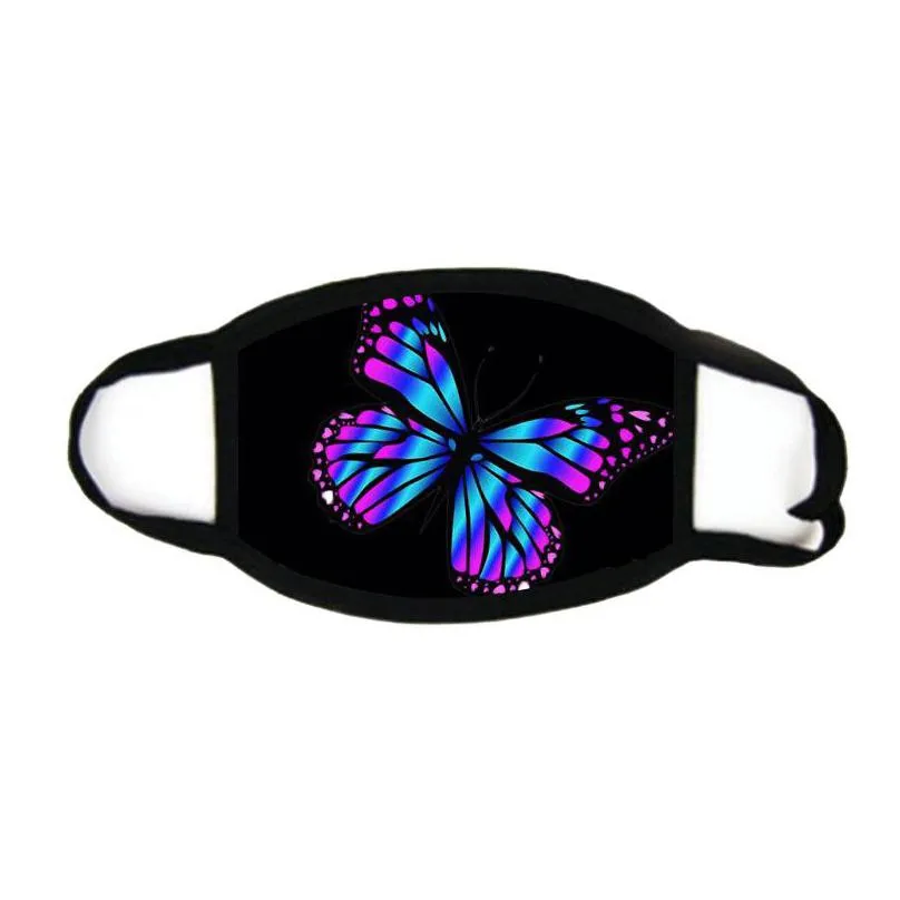 butterfly mascherine custom folding dust black face masks dustproof washable breathable respirator fashion reusable adult children 1 8rm