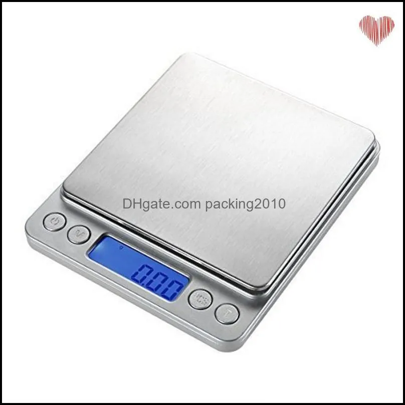 2000g/0.1g lcd portable mini electronic digital scales pocket case postal kitchen jewelry weight balance digital scale 258 n2