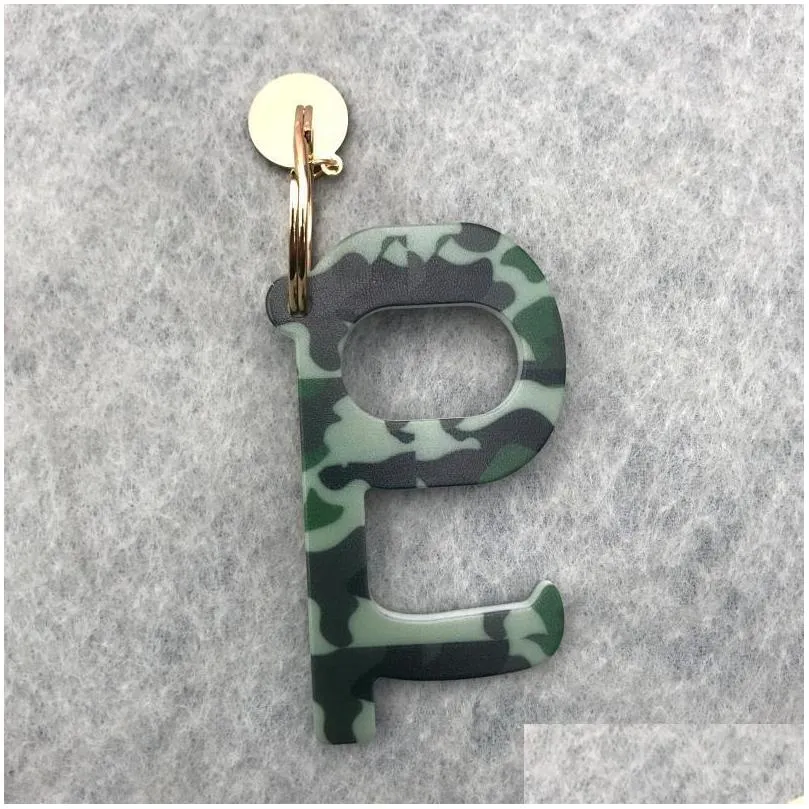 press elevator tool alloy key chain colorful door opener buckle no contact doors opening ring tools convenient carry 5 7tw b2