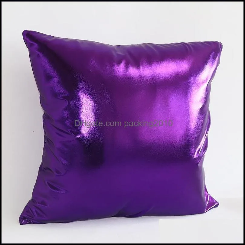 automobile cushion artificial pu multi colors throw pillow simple style home furnishing sofa monochrome pillows new arrival 10zf l1