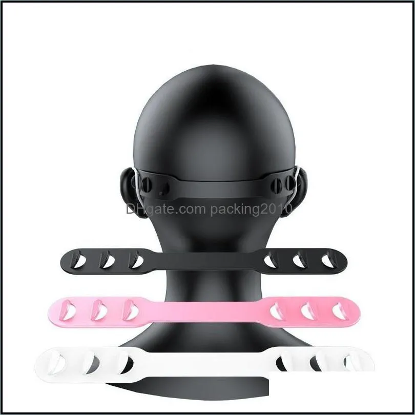 face mask ear grips silicone adjustable 3 colors mouth masks extension hook practical respirator hanging buckle in stock 1 5wb e19