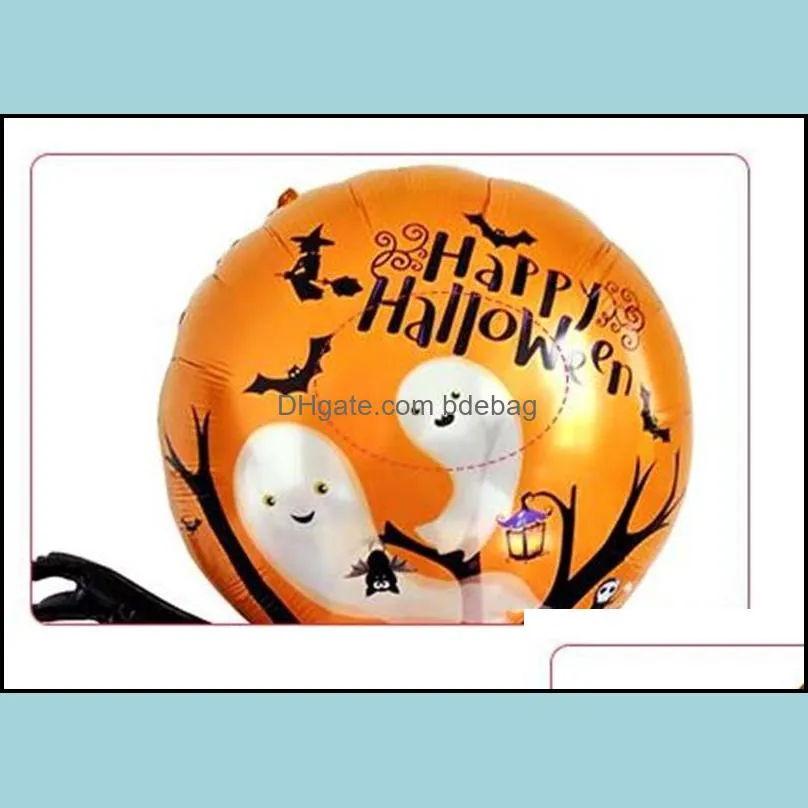 halloween balloon festival celebrate party decoration ball bat screw pendant  day gas sphere manufactor direct selling 29fx