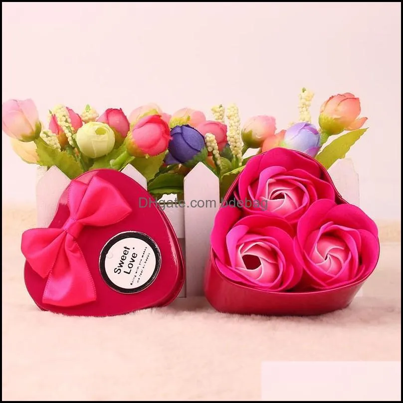 scented rose soap flower vivid body bath bouquet for wedding mother valentines day decoration artificial flowers 2 4mw dd