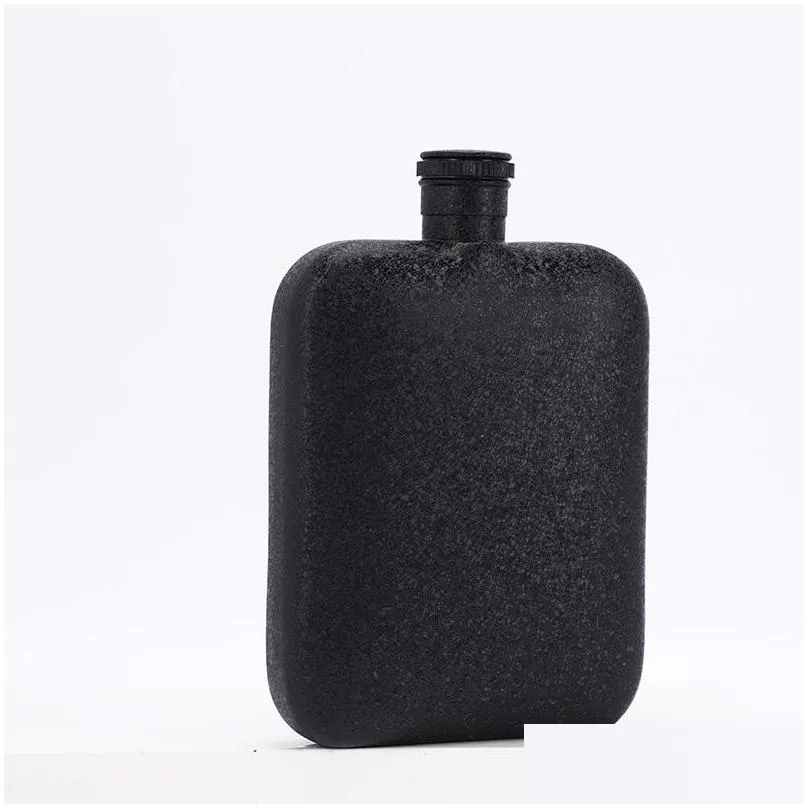 personality square wine pot stainless steel 5oz hip flask small carry portable bottle pots allow customization logo cup 16 5ml b2