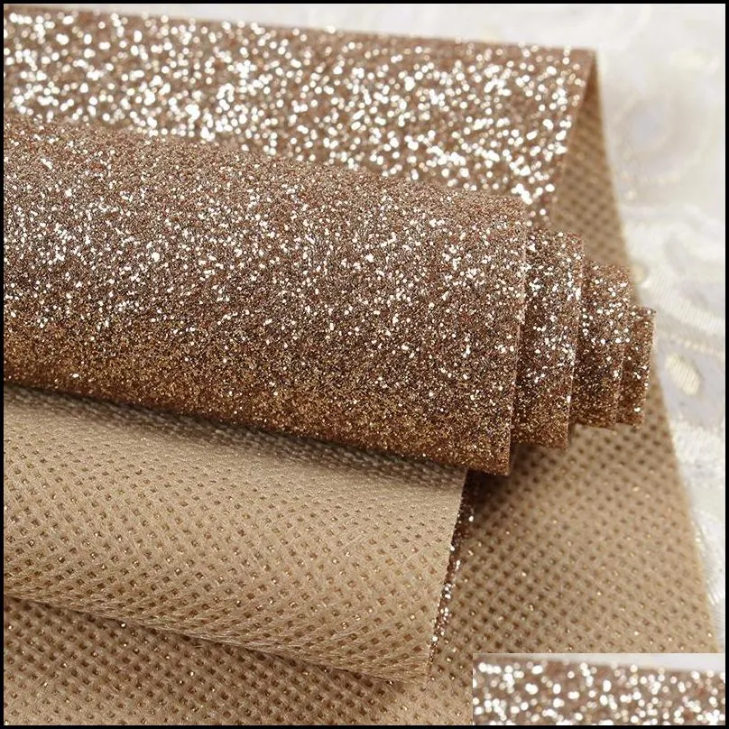 non woven fabric wallpaper fine glitter wall cloth printing series shiny chunky exquisite wallpapers wedding party supplies 12by kk