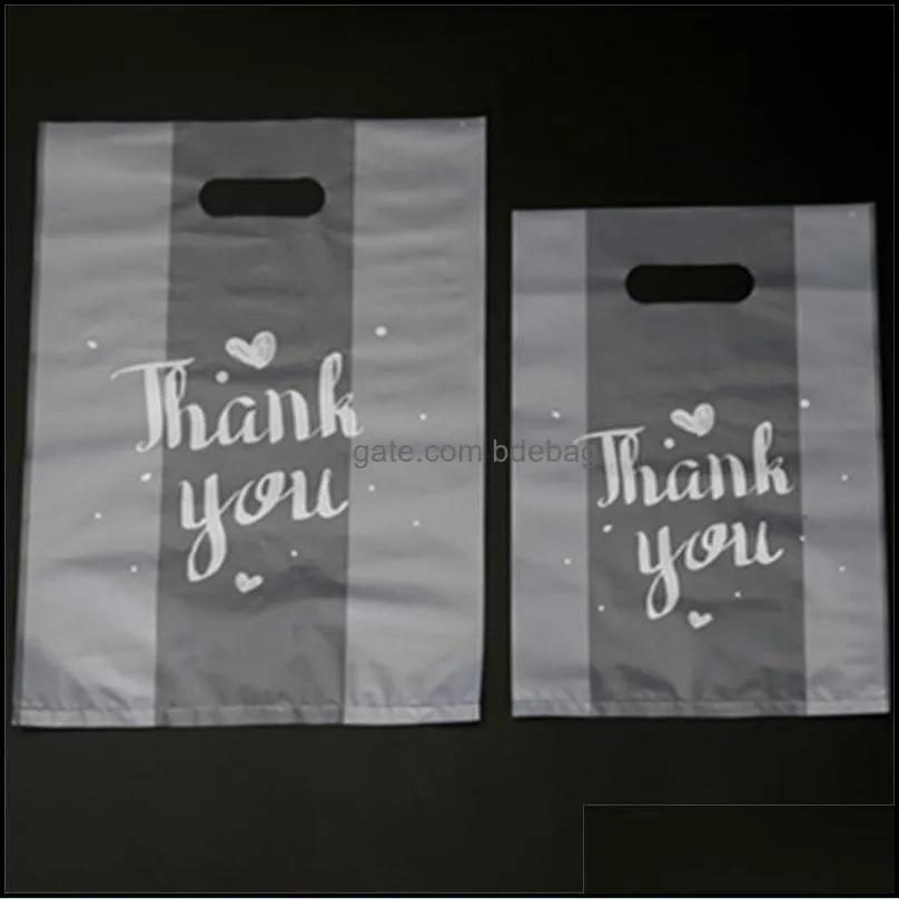 thank you food gift wrap plastic thicken 3 sizes baking bread cake candy packing bag birthday christmas present 37 38gy l2