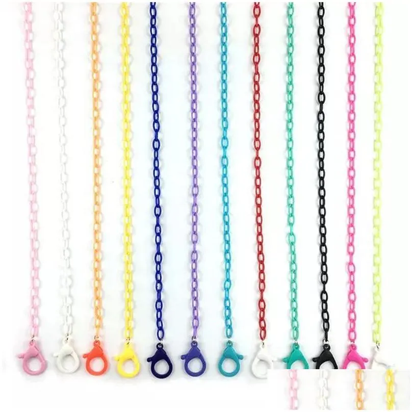 mask chain holder acrylic lanyard sunglasses chains antislip reading glasses cord neck strap rope for children women men 869 b3