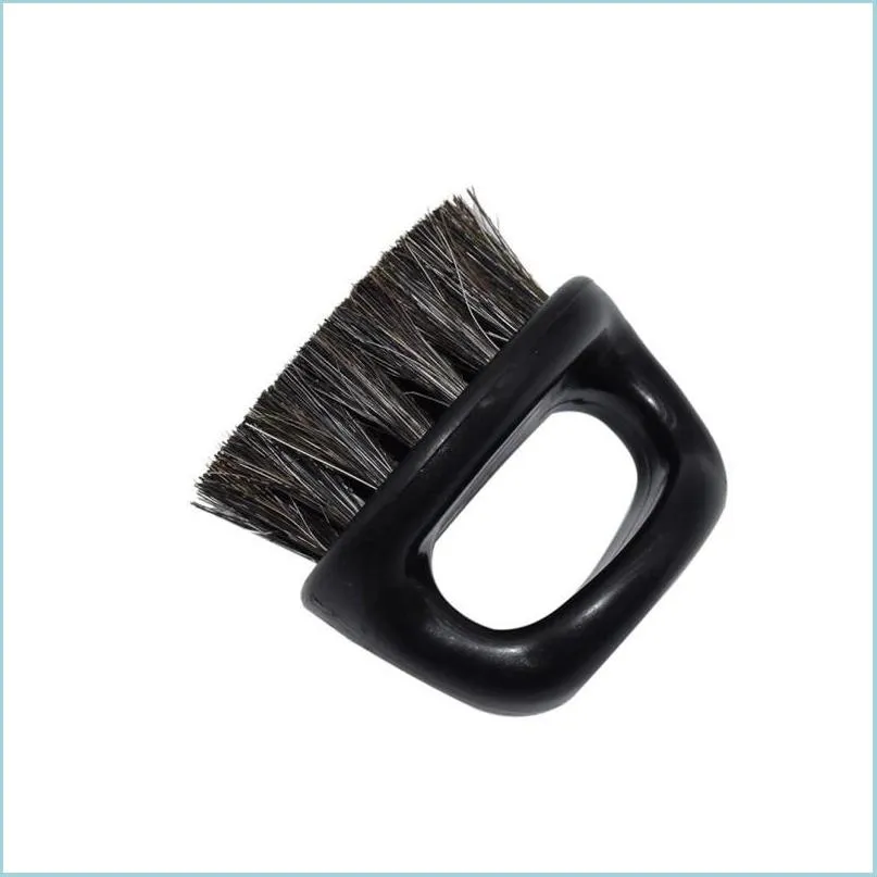 retro finger ring brush plastic boar bristles elastic cleaning beard modelling facial durable men brushes arrival 2 4mx g2