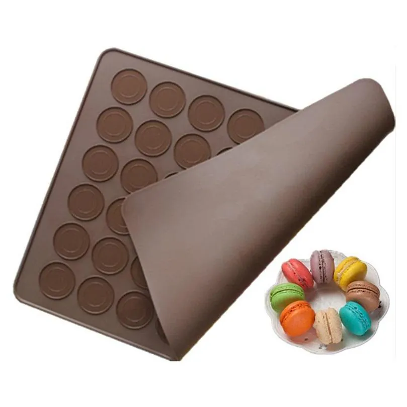 silicone mold simplicity 30 hole 48 holes chocolates biscuits molds household mould baking tools solid color high quality 4 4jm2 p2