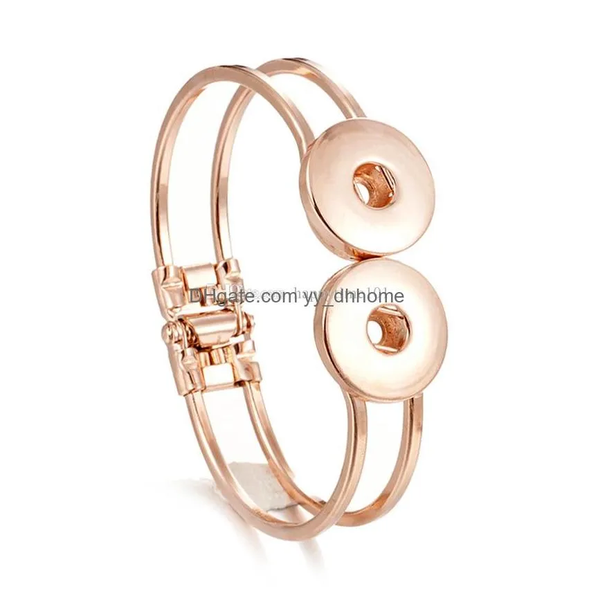 noosa ginger snap jewelry cuff bangle snap button diy noosa bracelet interchangeable vocheng 5 color charm bracelets