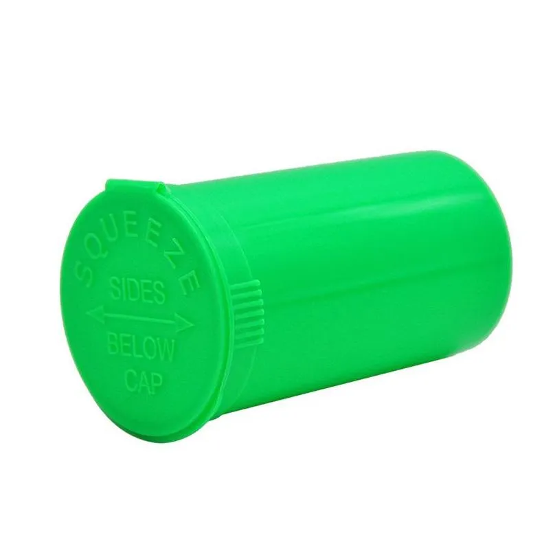 70x40mm plastic herb box airtight container storage case various patterns colors organizer cylindrical shape 1 5xb b2