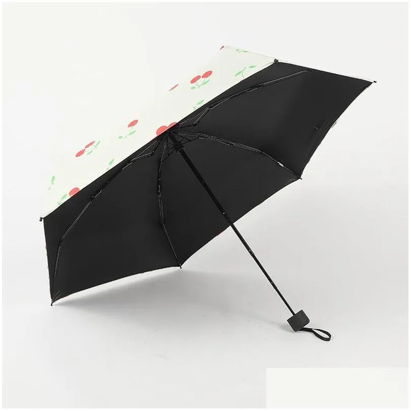 mini umbrella solid color diy lattice pocket portable compact feather fold women umbrellas dual purpose sunny rainy new arrival 19 5mh