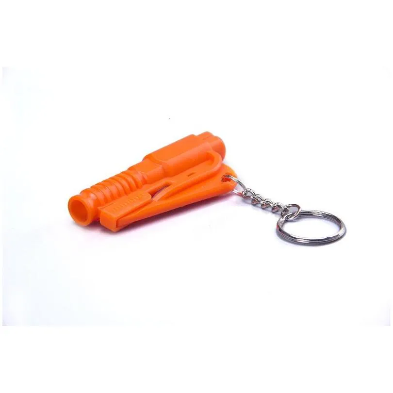 life saving hammer key chain rings portable self defense emergency rescue car accessories seat belt window break tools safety glass breaker mini keychains