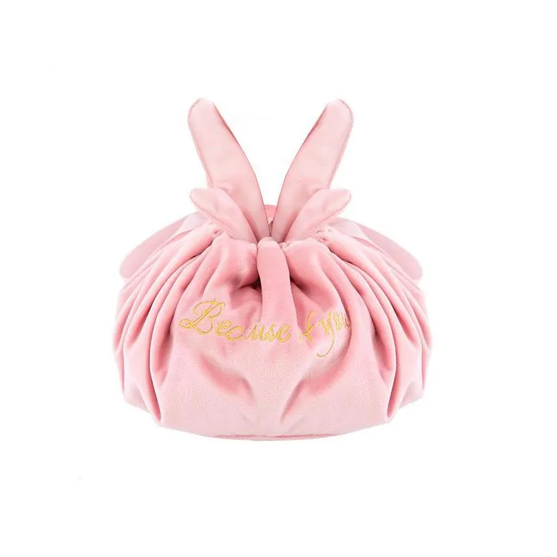 toiletrie bag antler lazy makeup bags woman portable drawstring storage bag travel household items organization 100 p2