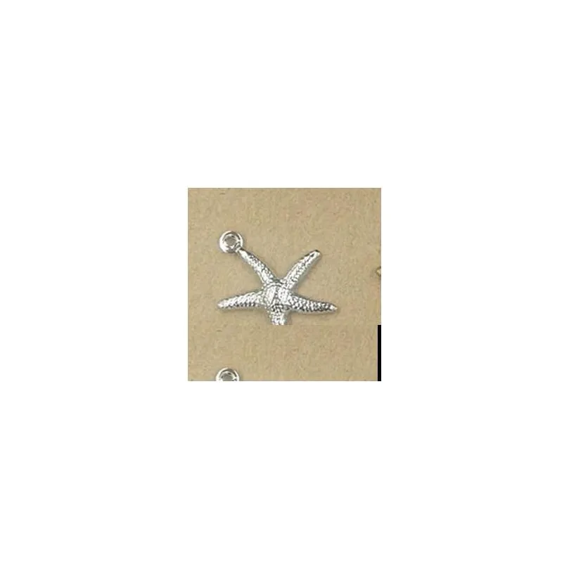  100 pcs 15x18mm 7 colors vintage starfish charms wholesale brass material diy jewelry pendant charms