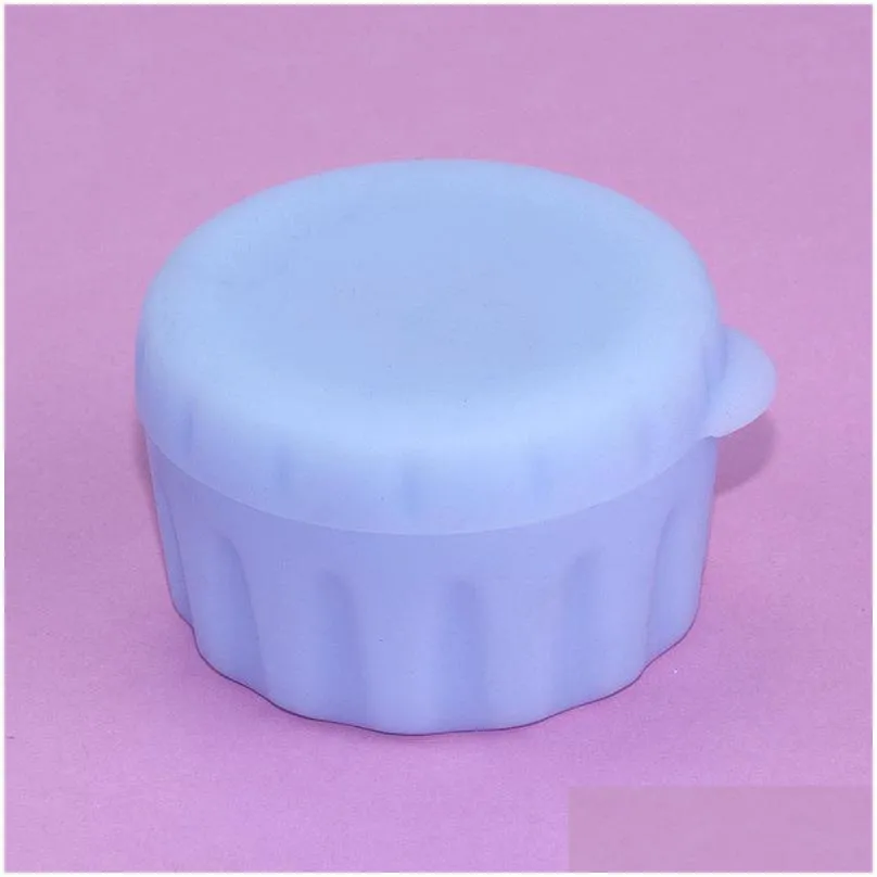 20ml creativity storage box 6 colors portable leakproof packaging box nonstick wax containers silicone box 15 g2