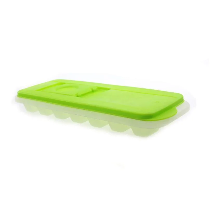 perforated moulds plastic lid mold 14 squares ices tray tool green simplicity polygon reusable bar restaurant 3 6sl l2