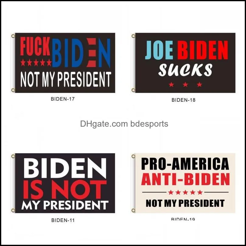 19 style 2024 trump biden flag 90x150cm us presidential election flag polyester pongee material trump 2024 flags banners