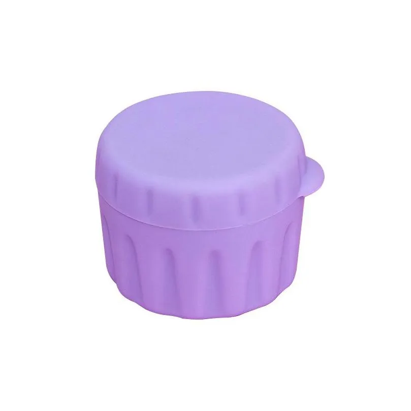 20ml creativity storage box 6 colors portable leakproof packaging box nonstick wax containers silicone box 15 g2
