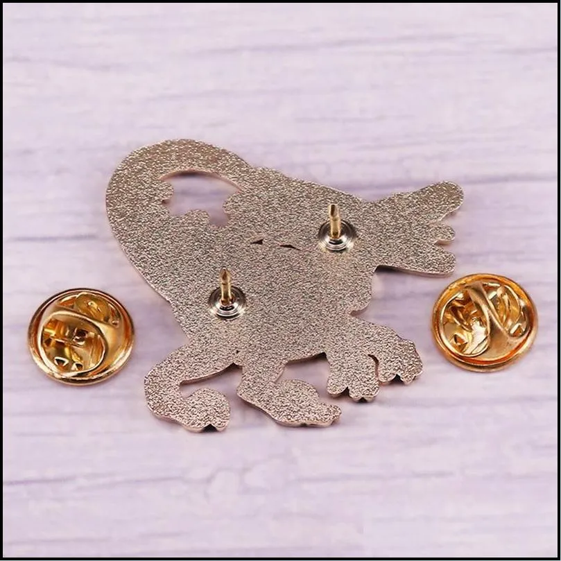 velociraptor enamel pin ferocious animal brooch badge inspiration for men fashin jewelry accessories gift 6178 q2