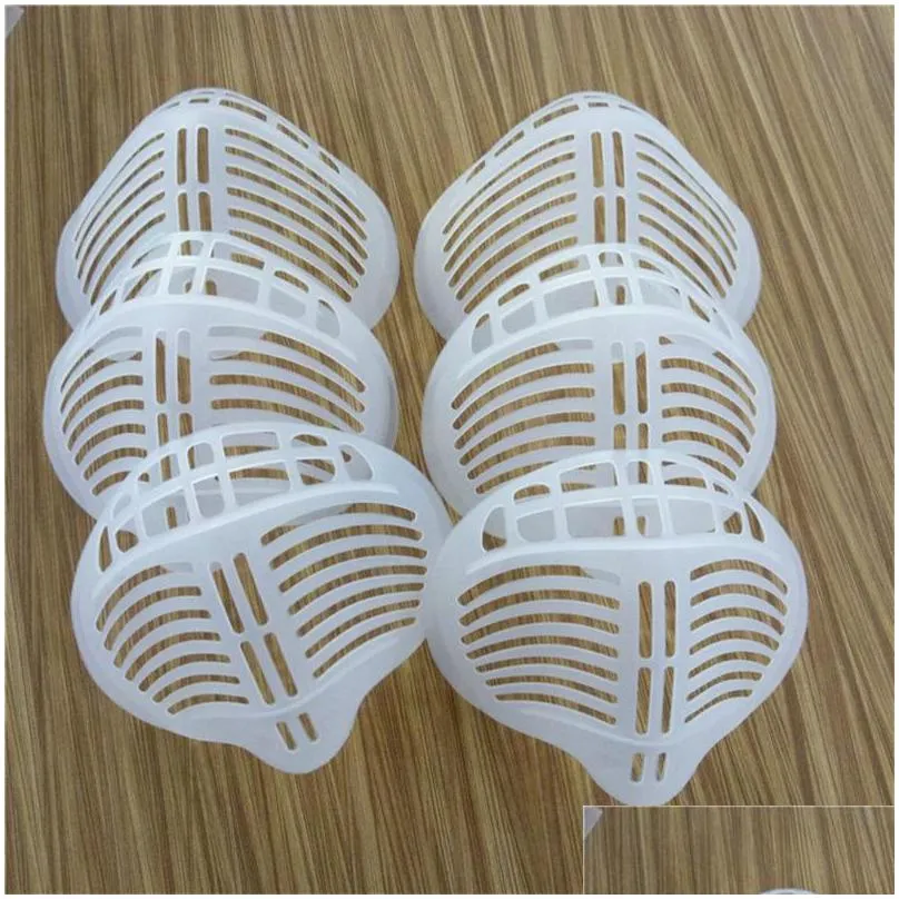 pe plastic 3d mask bracket breathable anti stuffy visor stand crosses louver shape face masks holder high quality 0 35yl l2