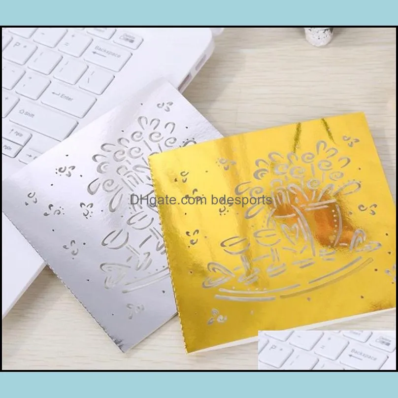 hollow invitation card double sided greeting cards creative pearl paper wedding decorate supplies more color sales 0 55ypc1