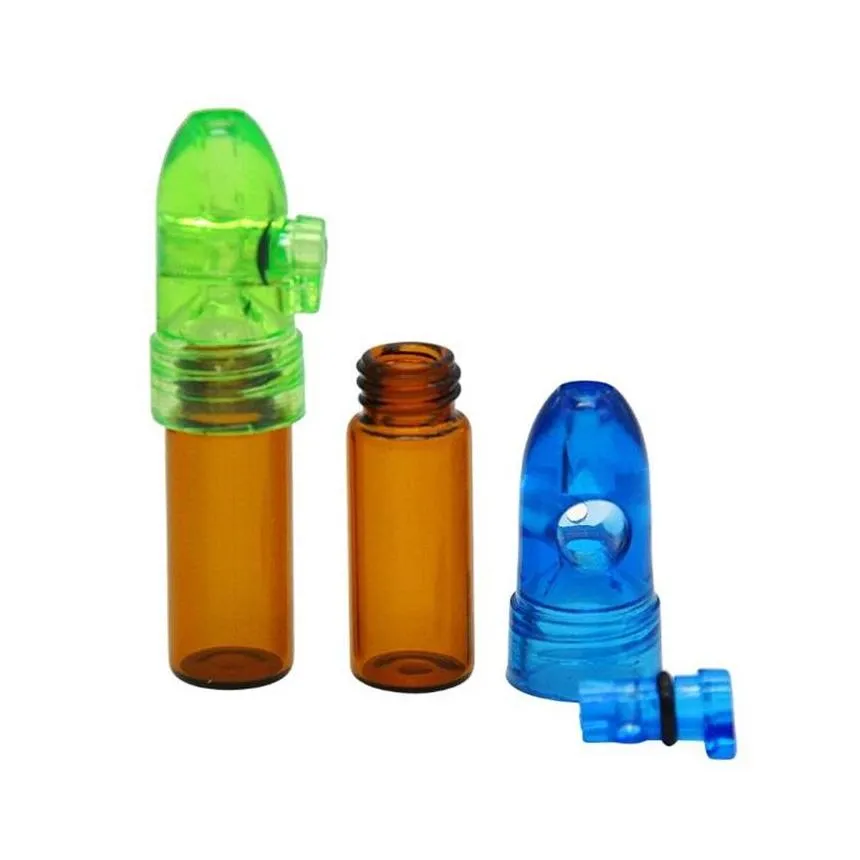 snuff bullet box dispenser snuffer 67mm/82mm height acrylic glass snorter rocket snuff bottle snuff snorter sniffer dispenser display 329