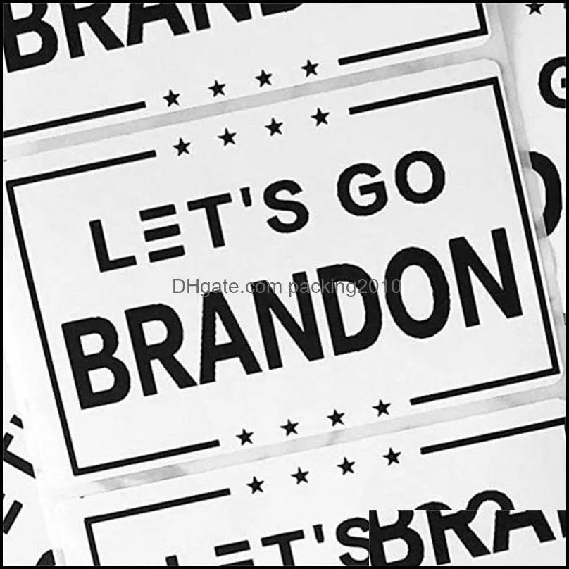 lets go brandon stickers cup car notebook decorative paper sticker party gift adult child 2 4nw h1