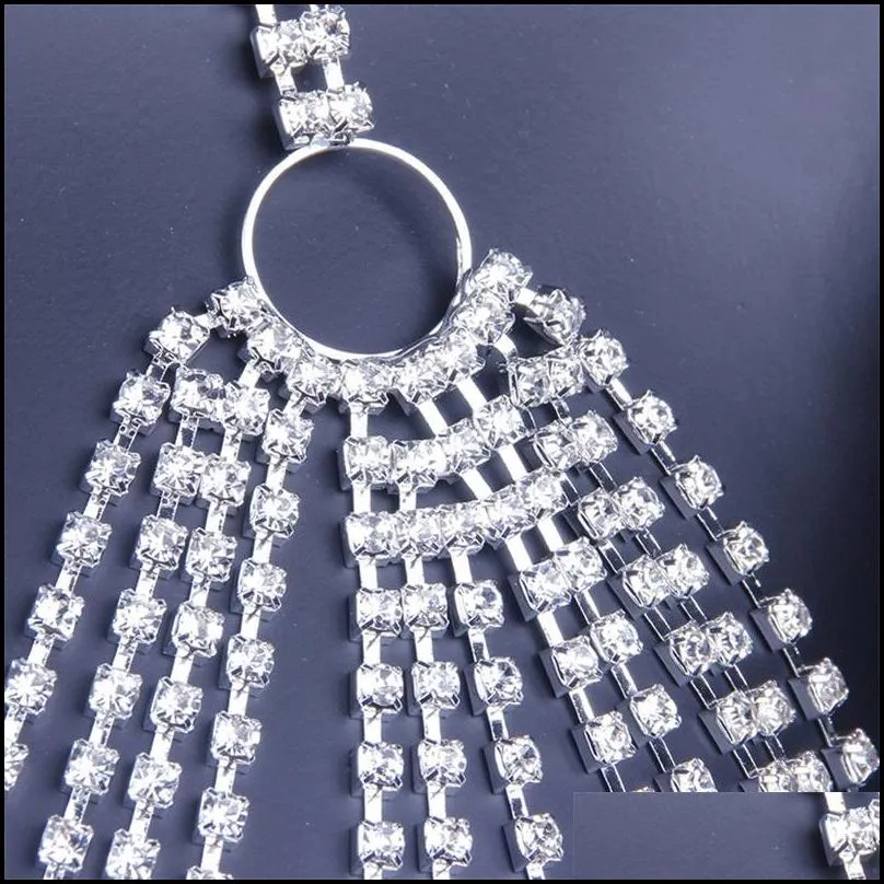 jewelry chain hot choker statement necklace accessories summer brassierenew high quality women hollow bra chain beautiful shape brassiere body9