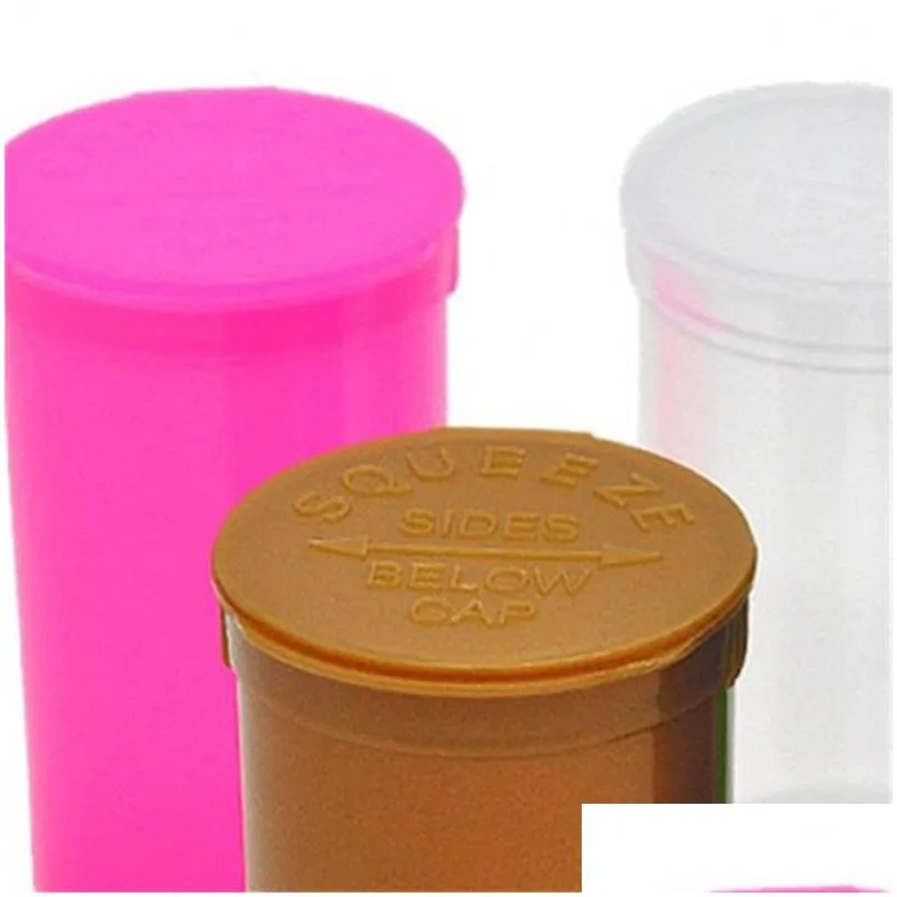 70x40mm plastic herb box airtight container storage case various patterns colors organizer cylindrical shape 1 5xb b2
