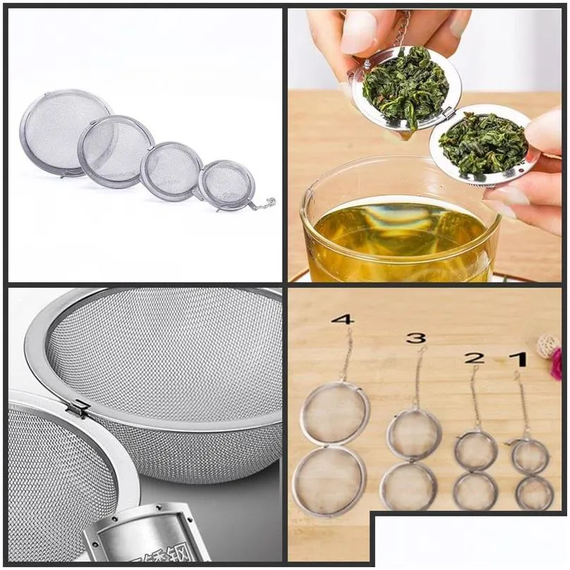 304 tea tools infuser filter stainless steel silver gray ball filters cuptype teapot accessory circular 1 8jy b2