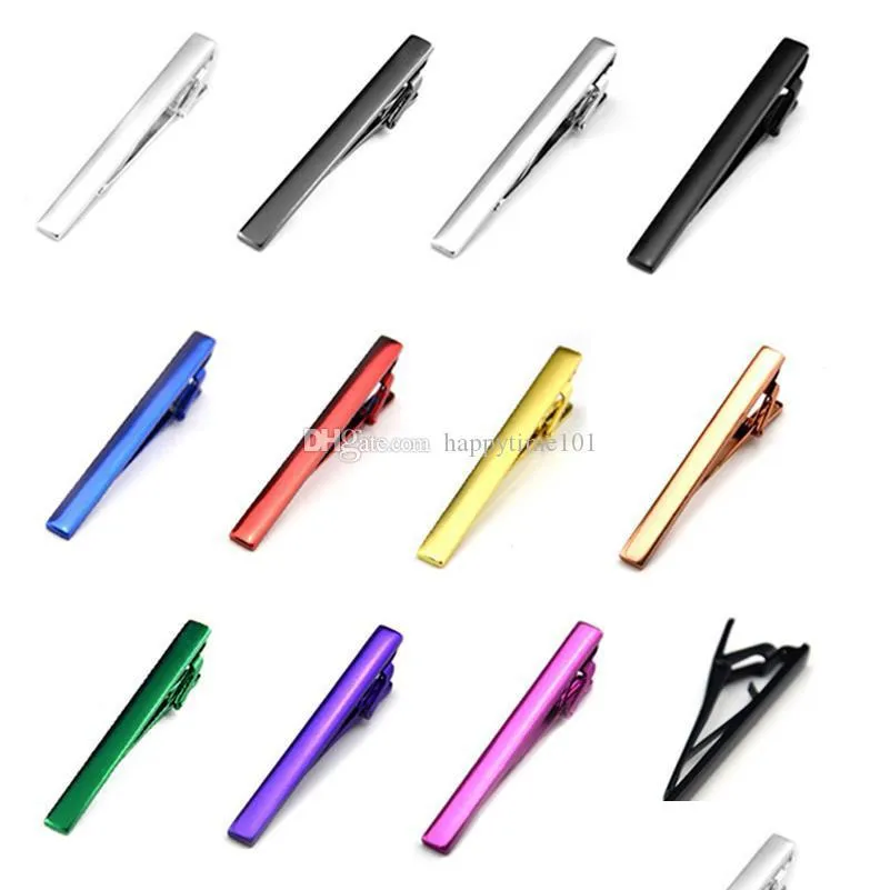 solid color tie clips shirts business suits tie bars fashion jewelry for men gift