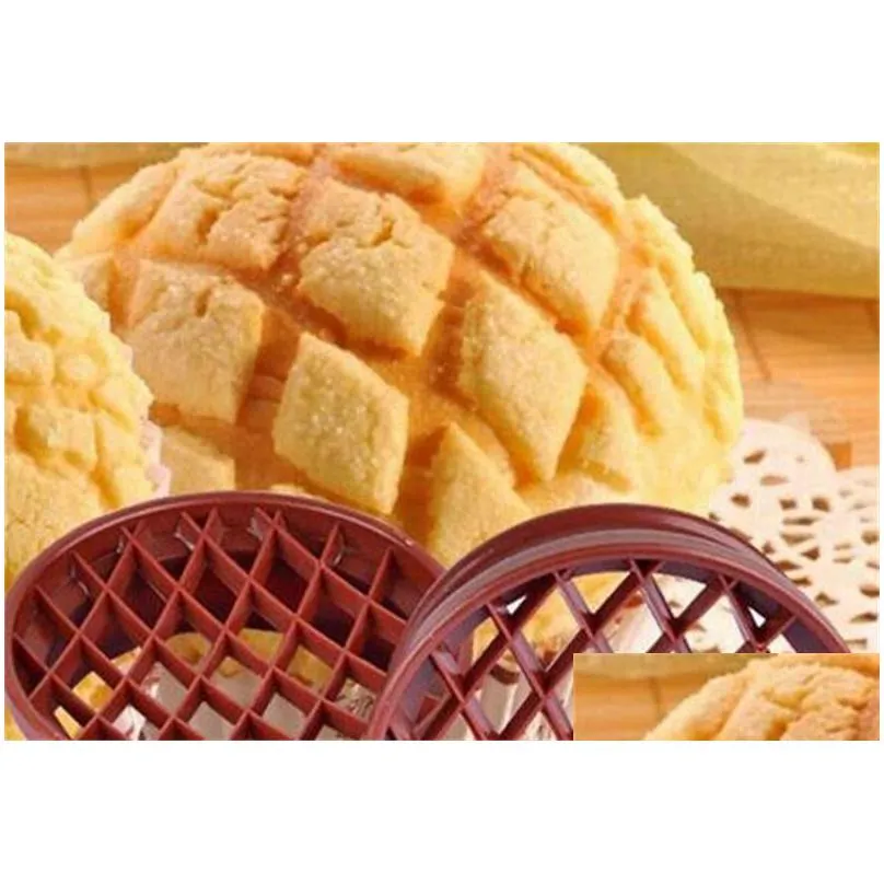 bread mold pineapple bun useful engraving baking moulds efficient plastic hollow efficient bakeware necessary for family 1 2tt x