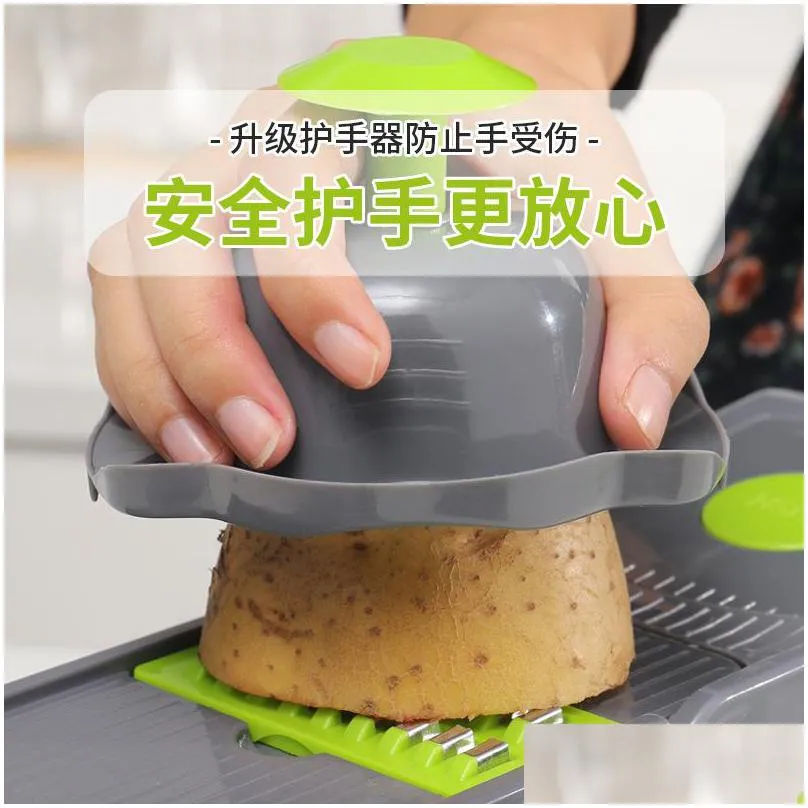 new update kitchen grater potato chip slicer vegetable tools multifunctional shredded potato machine cheese graters 20211227 q2