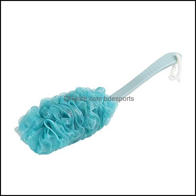 long handle blistering bath brush resilience rubbing bath massage brushs nylon rubbing back bath products hanging storage 3 55xyc1