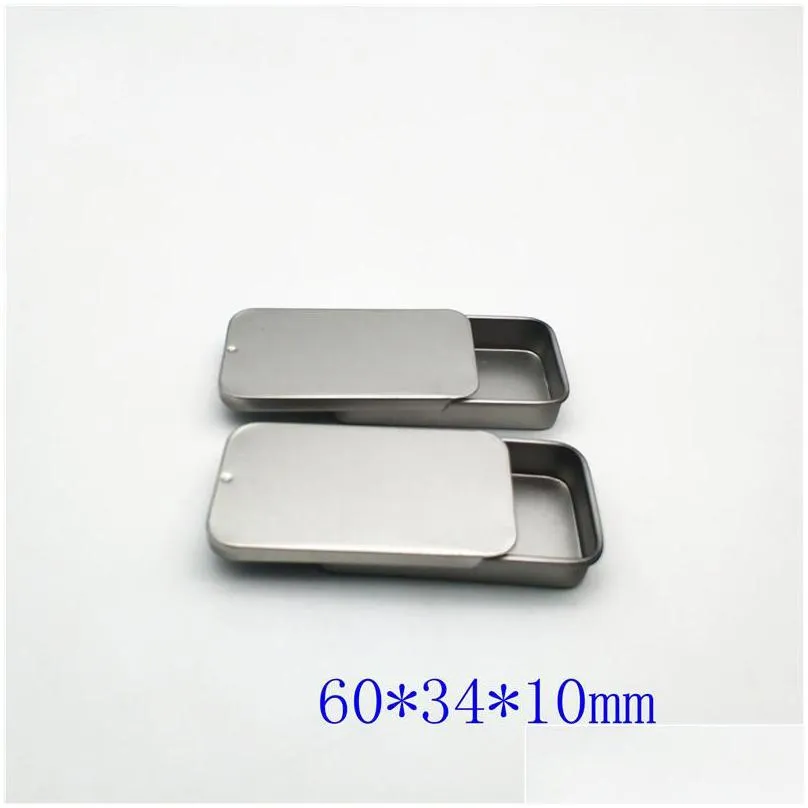 iron rectangle cases diy solid color tin box cosmetic balsam casket push pull cover practical lady home jewellery storage 0 66hj