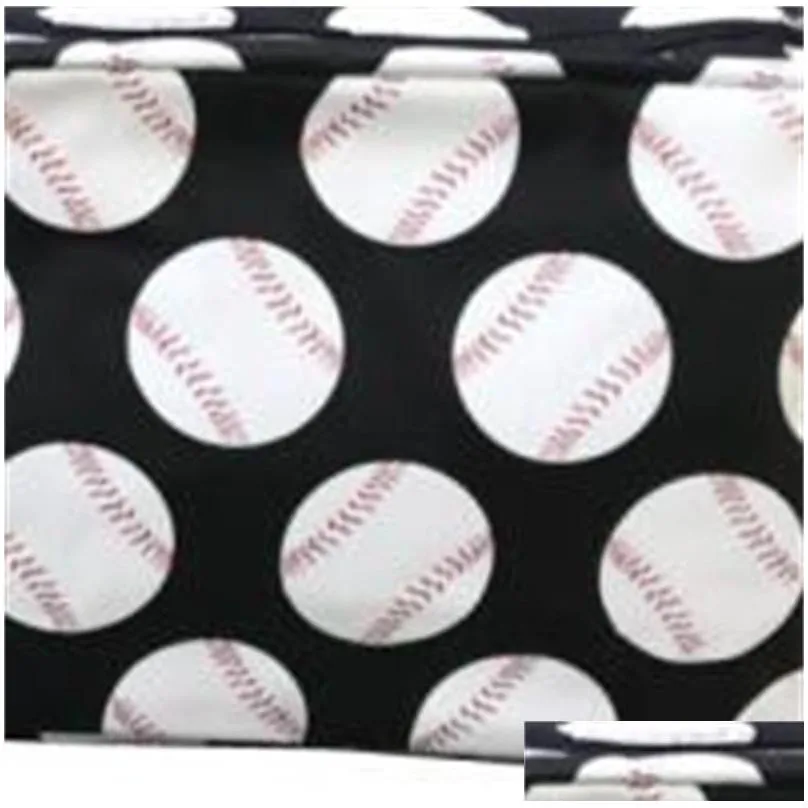 large capacity storage bags black yellow baseball softball storages sack water proof nylon cosmetic sacks eco friendly 8jz l1